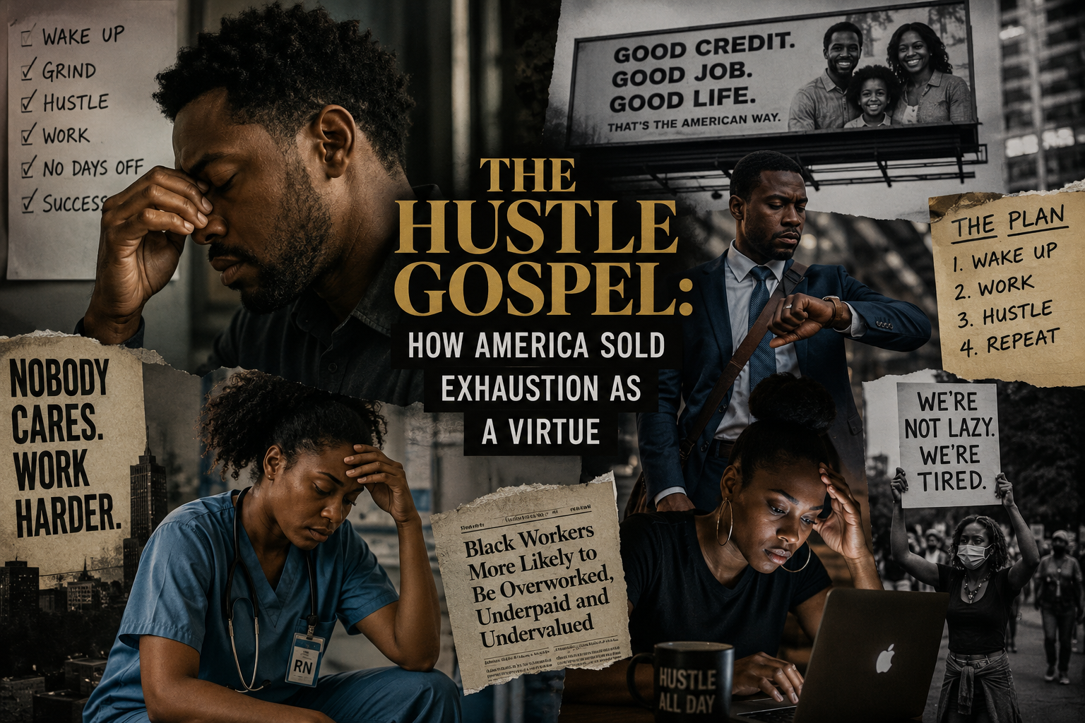 The Hustle Gospel: How America Sold Exhaustion as a Virtue